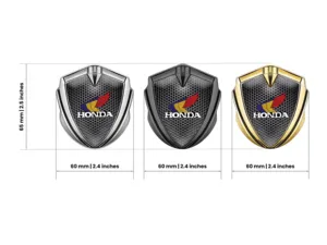 Honda Silikon Emblem Abzeichen Pro Stil Edelstahl
